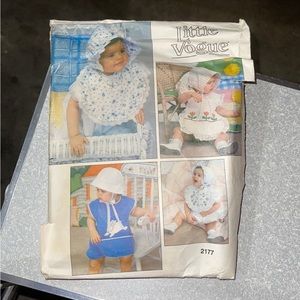 Vintage Little Vogue baby sewing pattern